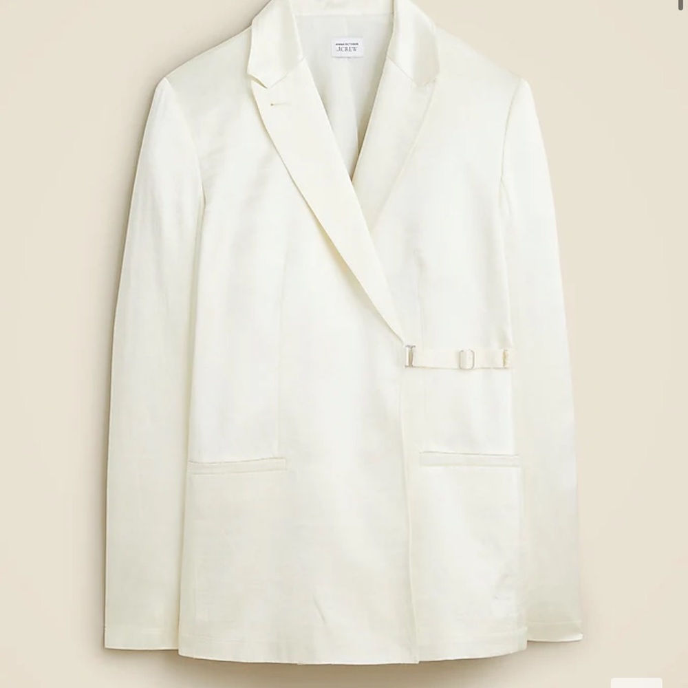 Anna October copy X J.Crew side tab blazer